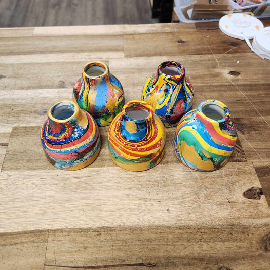 Dip Painted Vase Small