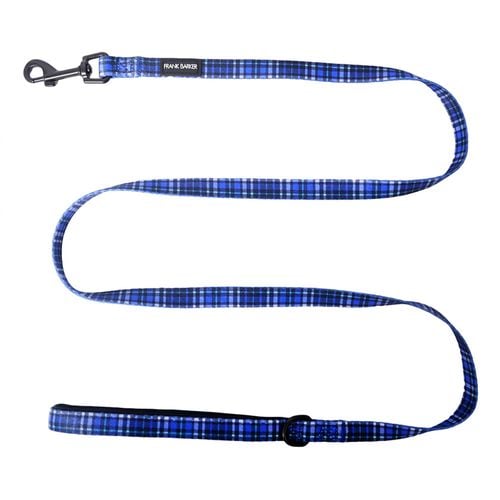 Blue Plaid Lead - XS/S