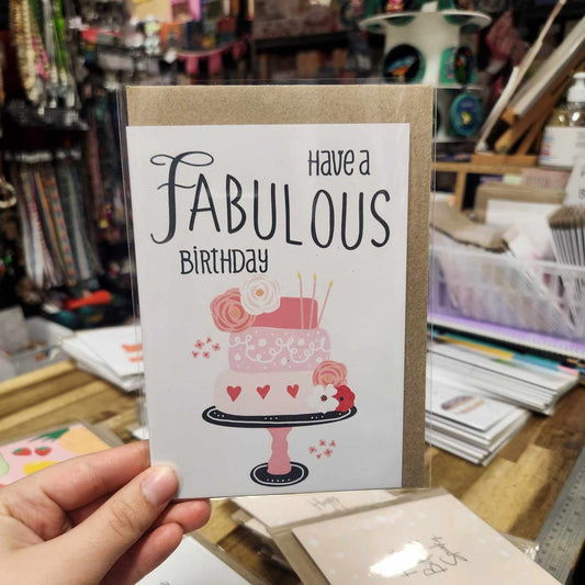 Greeting Card Fabulous Birthday