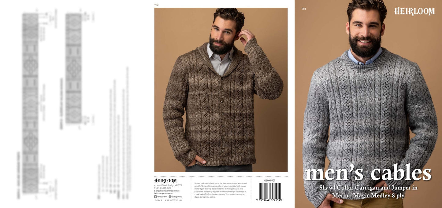 Men's Cables Pattern 702