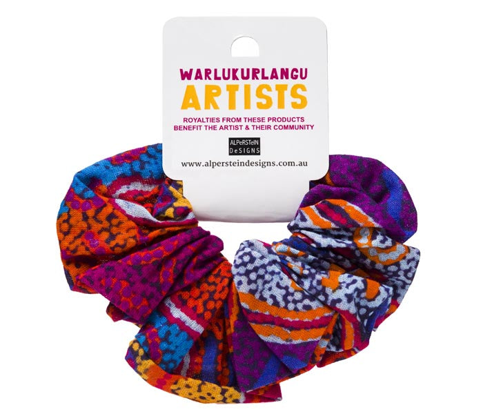 Cotton Hair Scrunchies Warlukurlangu