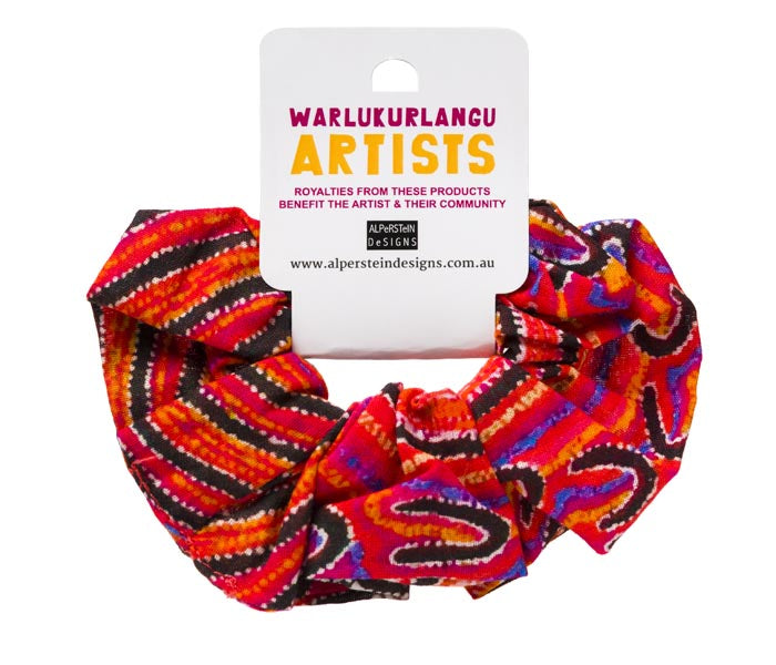 Cotton Hair Scrunchies Warlukurlangu