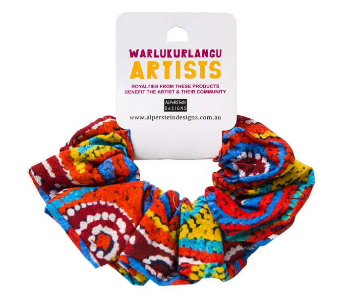 Cotton Hair Scrunchies Warlukurlangu