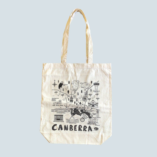 Tote Bag - Canberra Map