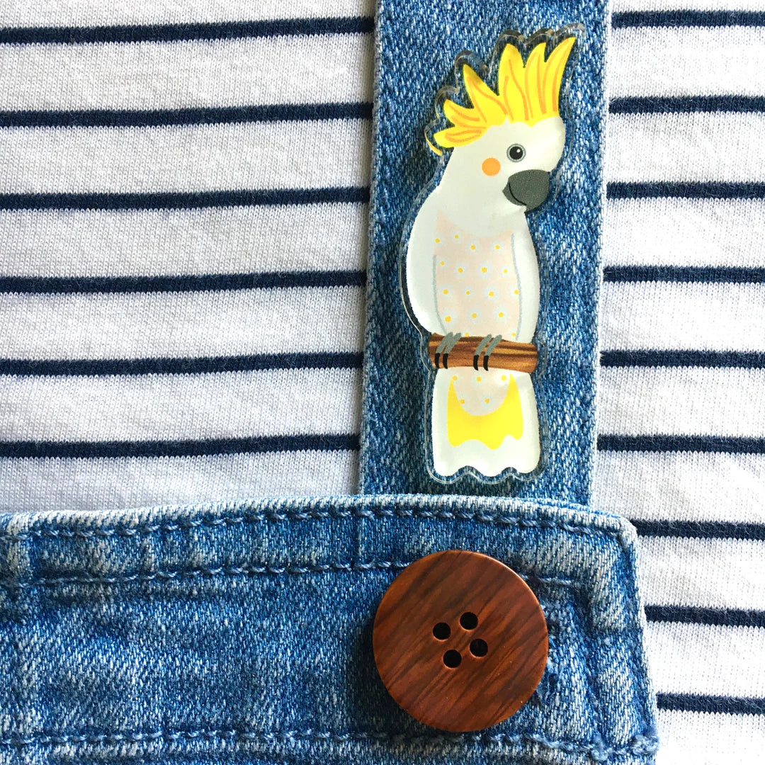 Sulphur Crested Cockatoo Pin