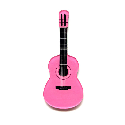 Pink Guitar Pin
