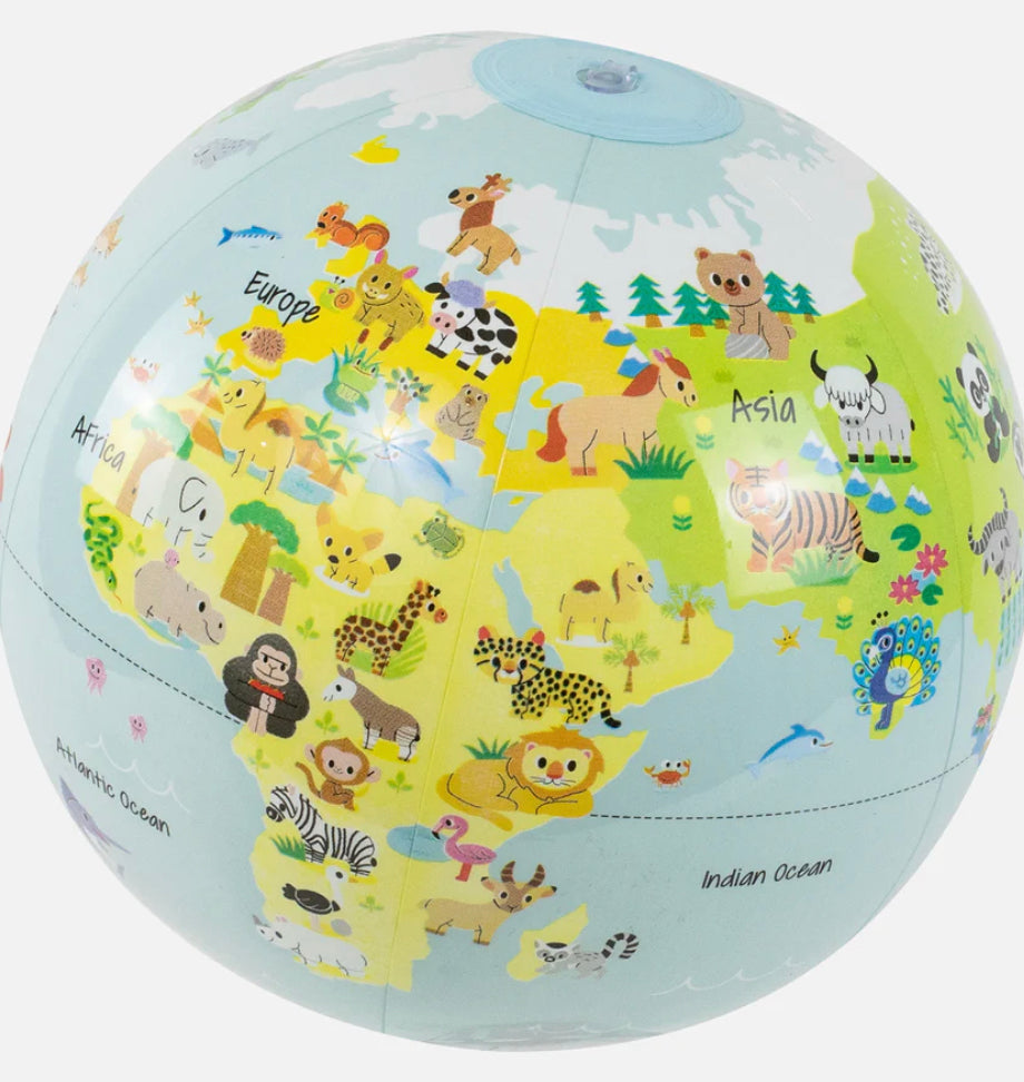 World Globe Baby Animals Ball