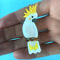 Sulphur Crested Cockatoo Pin