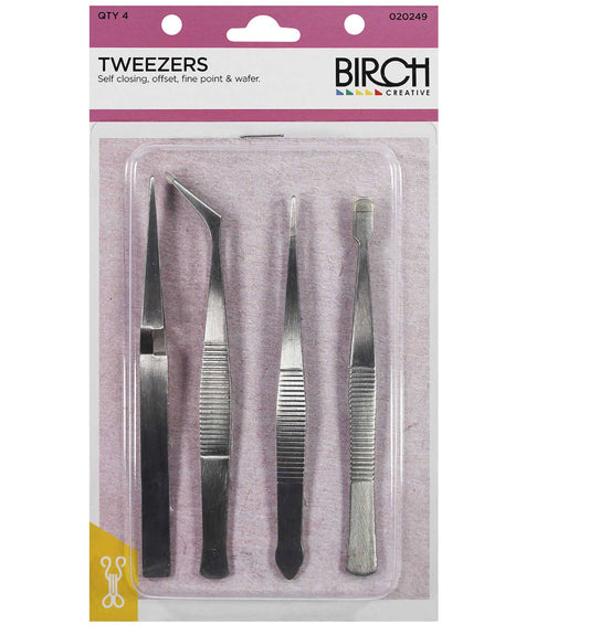 Tweezers x4 pack