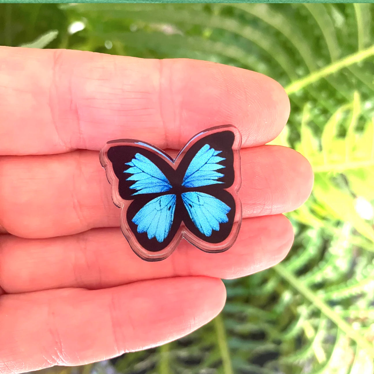Blue Butterfly Pin