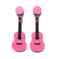 Pink Guitar Earrings