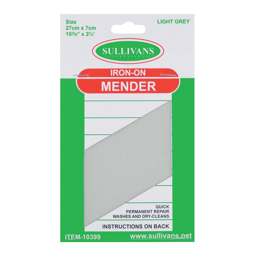 Iron on Mender Light Grey