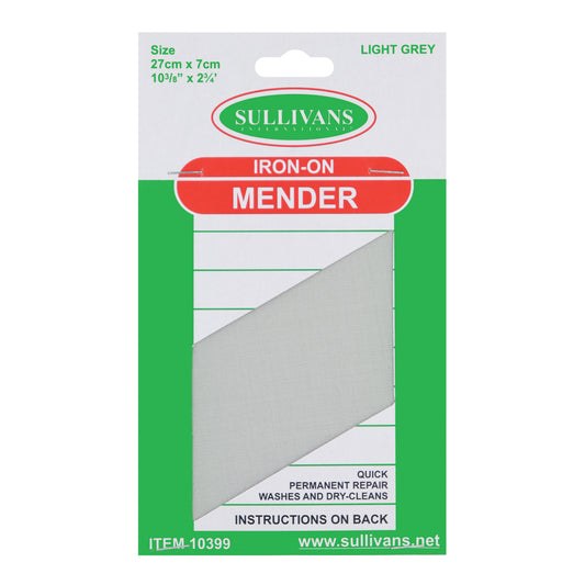 Iron on Mender Light Grey