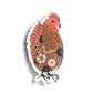 Brown Chicken Pin
