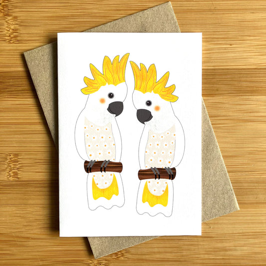 Sulphur Crested Cockatoo Greeting Card