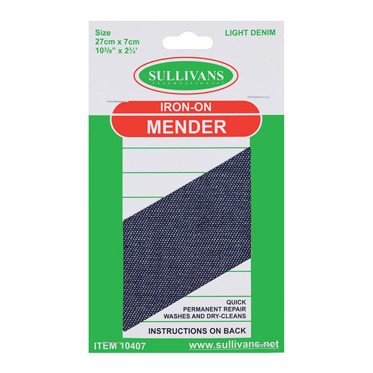 Iron on Mender Light Denim