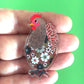 Brown Chicken Pin
