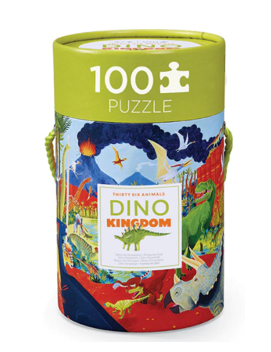 36 Animal Puzzle 100pc - Dino Kingdom