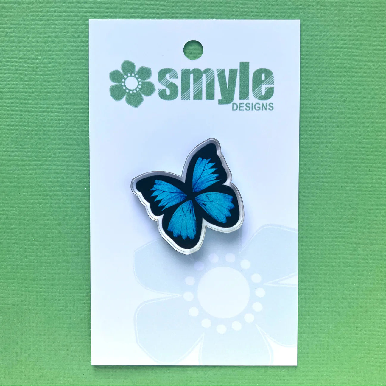 Blue Butterfly Pin