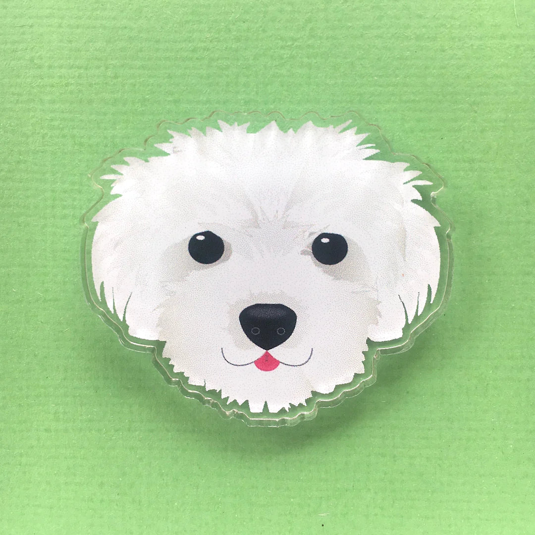 Maltese Poodle Pin