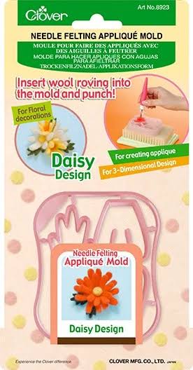 *Needle Felting Applique Mold Daisy Design