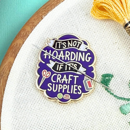 It's Not Hoarding If It's Craft Supplies Needle Minder