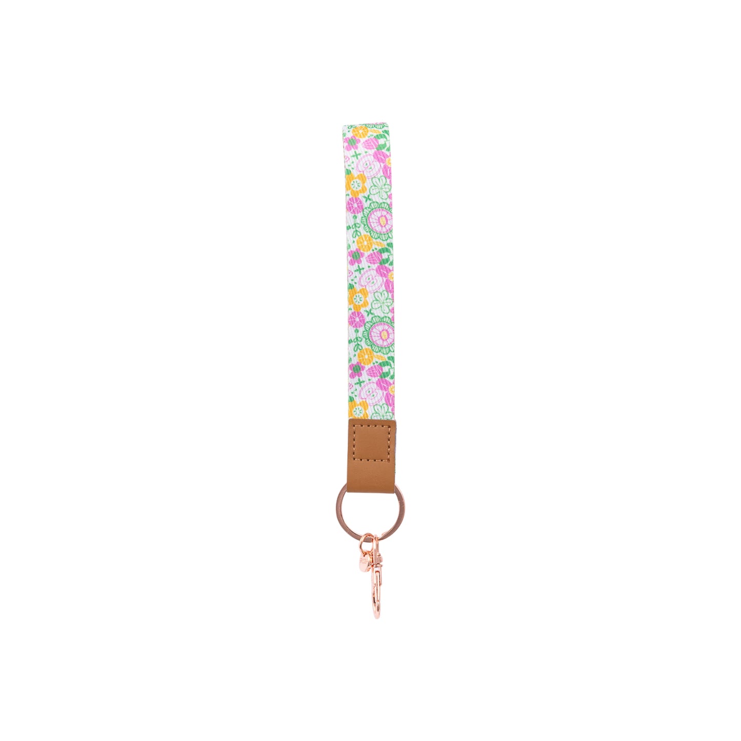 *Fabric Wristlet - Pink Flowers