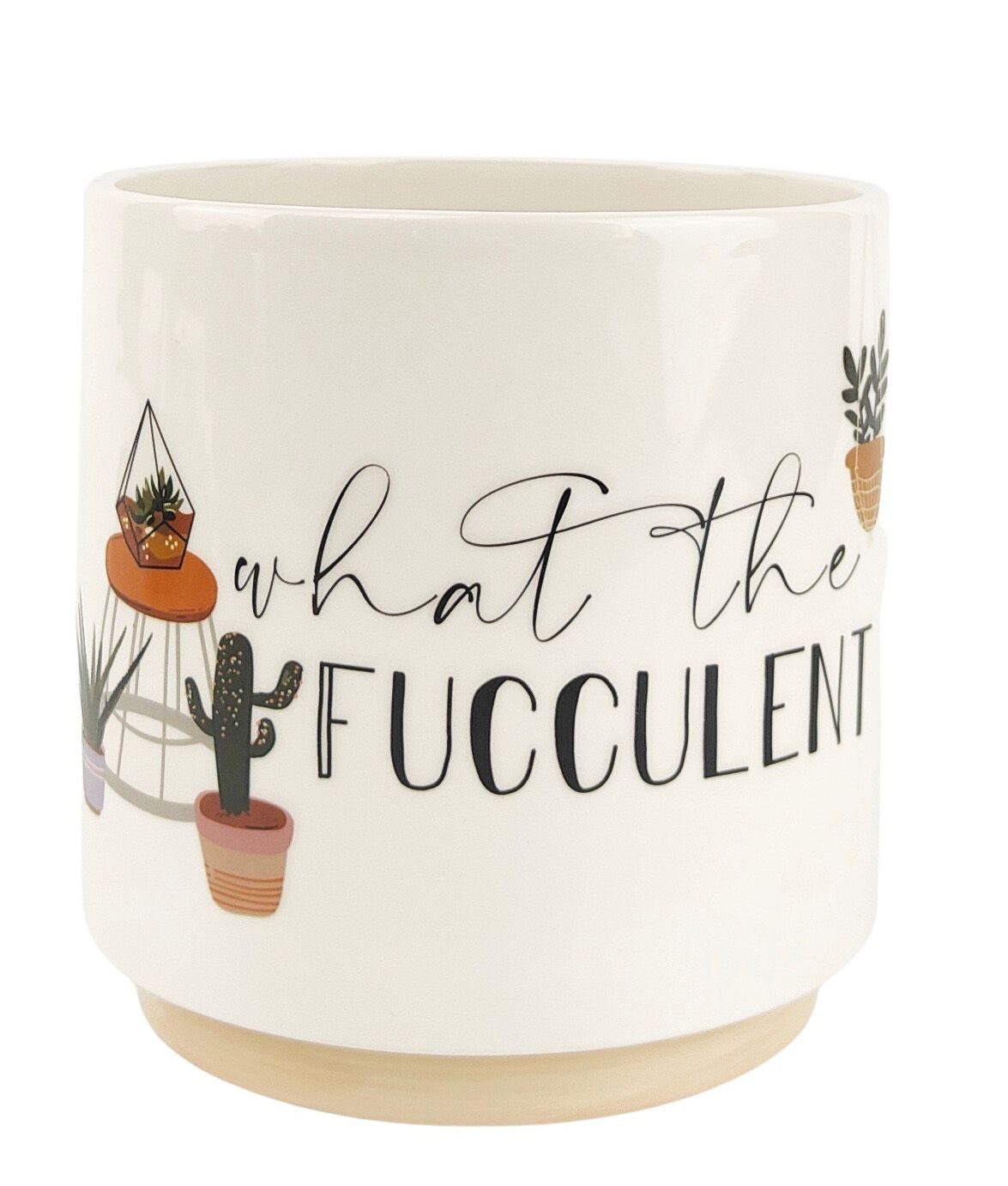 Planter - What the Fucculent sml