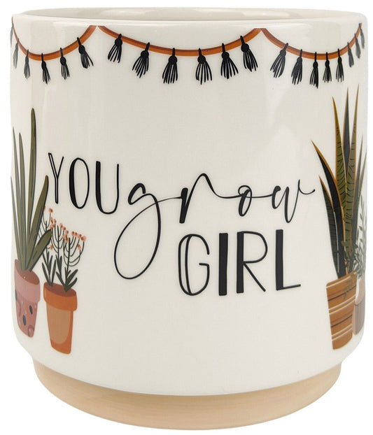 Planter - You Grow Girl