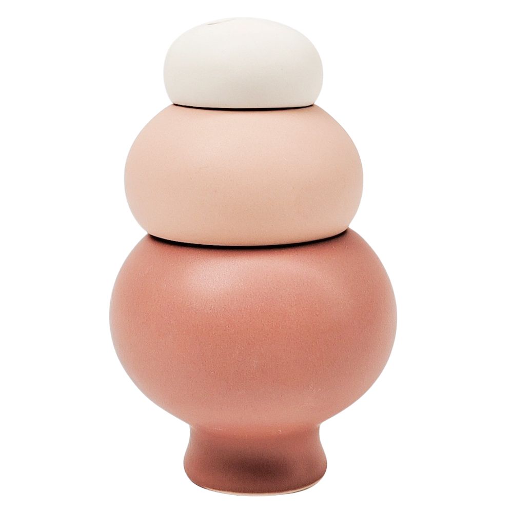 Nesting Pebble Bowls - Dusty Rose