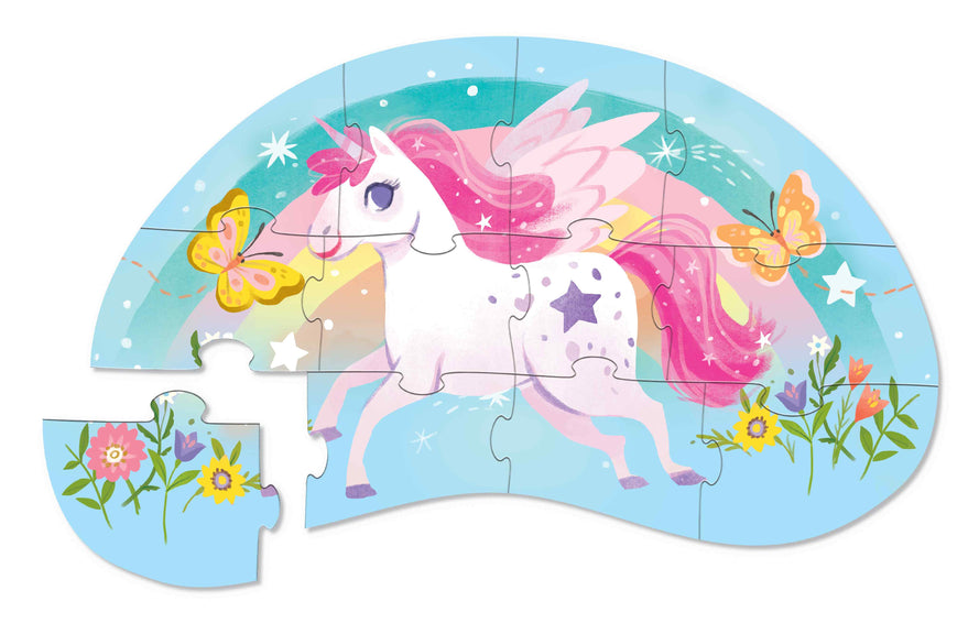 Mini Puzzle - Sweet Unicorn 12pc