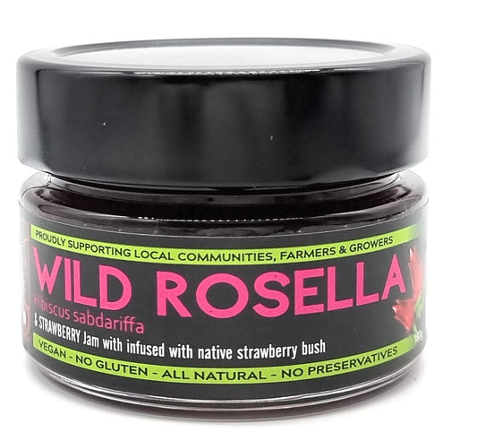 Native Wild Rosella & Strawberry Jam 170g