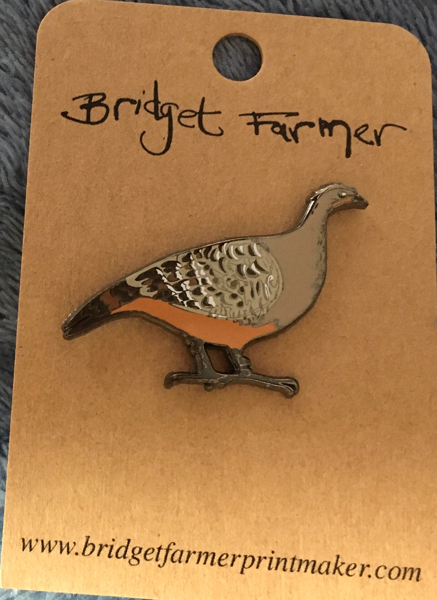 Mallee Fowl Lapel Pin