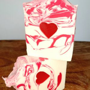 Handmade Soap Bar Queen of Hearts