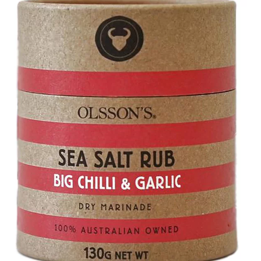 Big Chilli & Garlic Sea Salt Rub | 130g