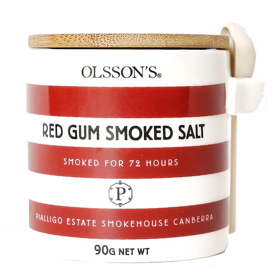 Red Gum Smoked Salt | 90g Stoneware Jar