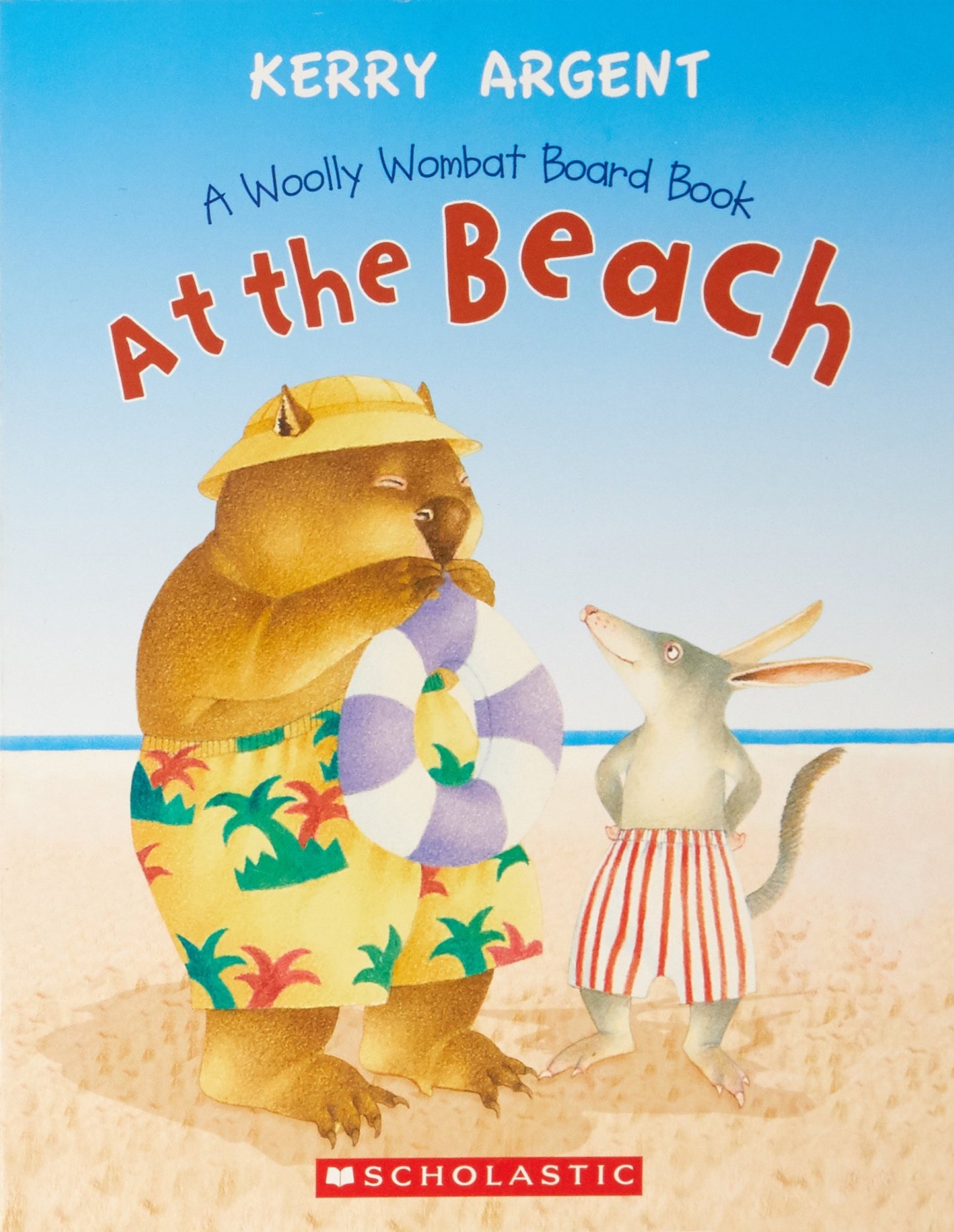 A Woolly Wombat Board Book - At The Beach