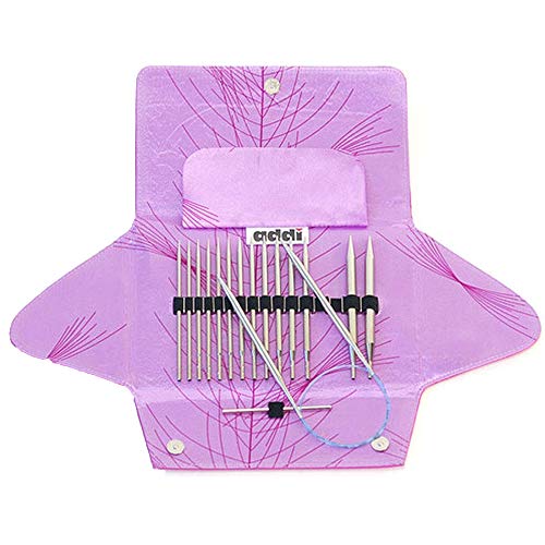 ADDI Knitting Needle Assorted Pouch Pink