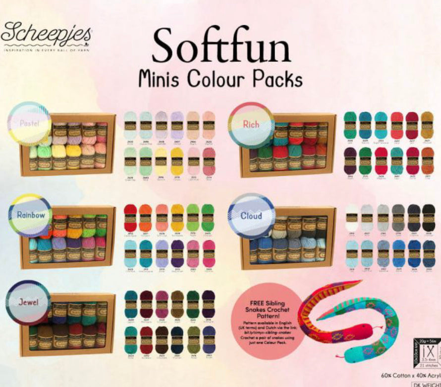 Scheepjes  Softfun Colour Packs