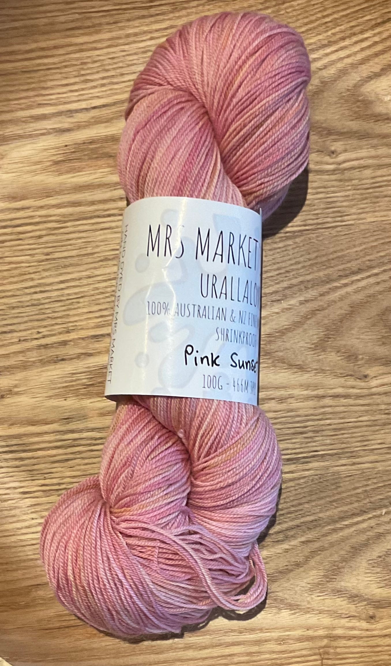 Mrs Markets Urallalove 3ply Hand dyed Yarn