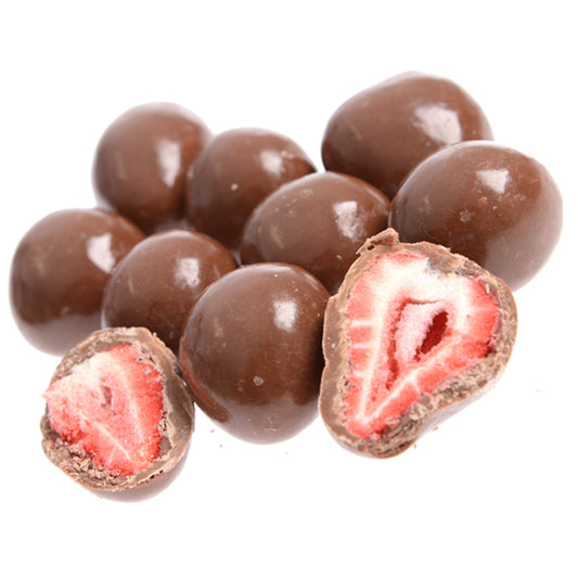 Milk Chocolate Coated Freeze Dried Strawberries