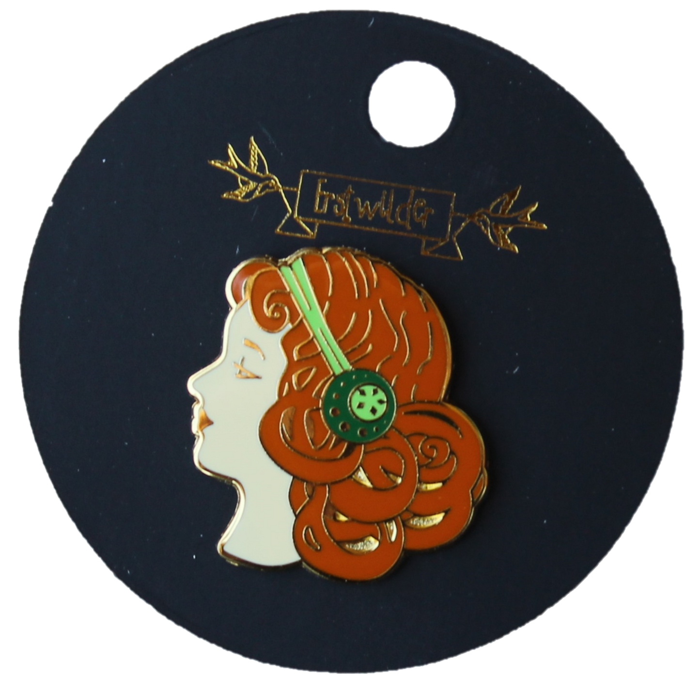 Mademoiselle Bernhardt Enamel Pin