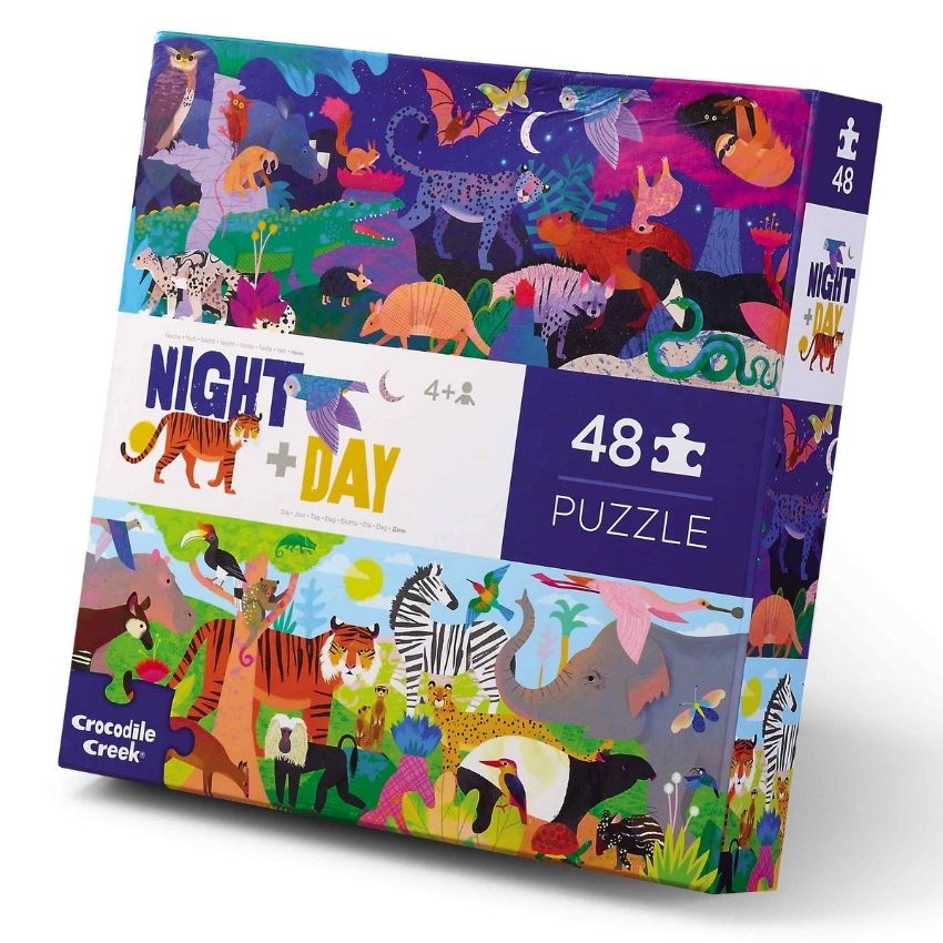 Night & Day Puzzle 48pc - Opposites