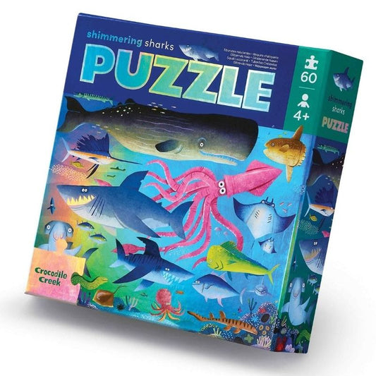 Foil Puzzle - Shimmering Sharks