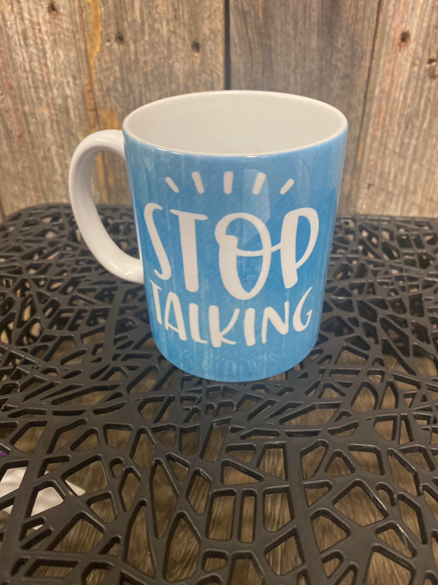 Naughty Corner Mug- STOP TALKING