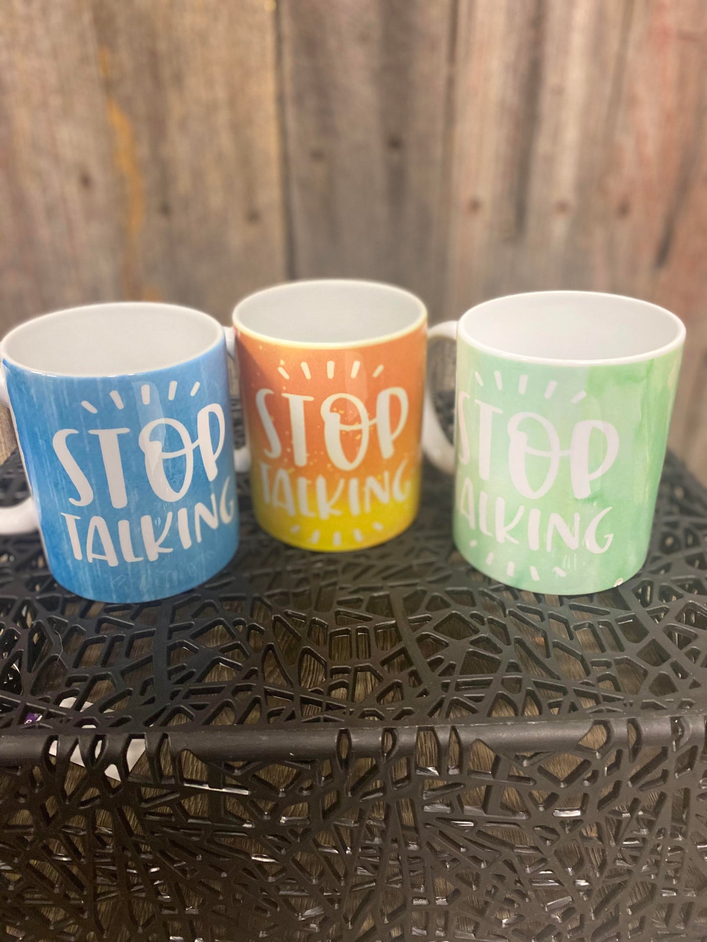 Naughty Corner Mug- STOP TALKING