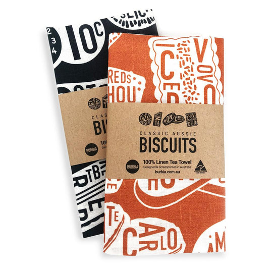 Classic Aussie Biscuits Tea Towel