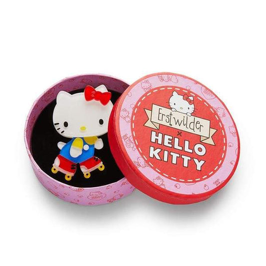 Time for a Skate Brooch - Hello Kitty
