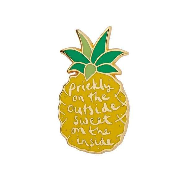 Prickly Pineapple Enamel Pin