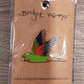 Swift Parrot Lapel Pin